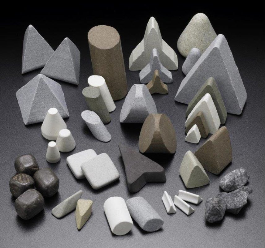 Ceramic Tumbling Media, Mass Finishing Material